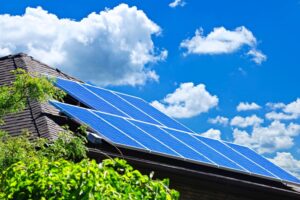 Solar Panels on a roof