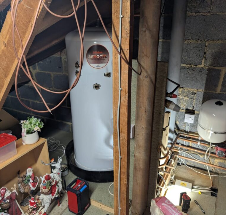 Heat Pump Cylinder Install in Herstmonceux
